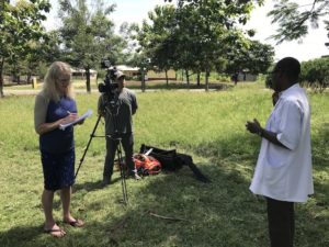 Angé Workman gather impact report from Kushea Citizens